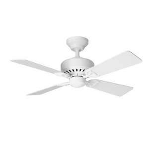 Hunter Ventilateur de Plafond Bayport 107cm Blanc Chêne Blanc