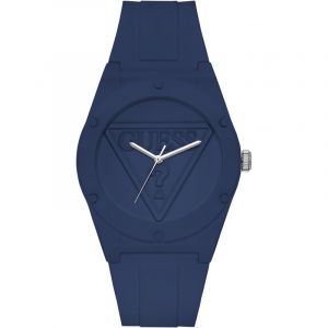 Guess Montre W0979L4 - Montre Bracelet Silicone Bleu Mixte