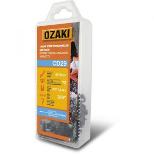 Greenstar Chaîne de tronçonneuse OZAKI sous coque semi carrée: 3/8