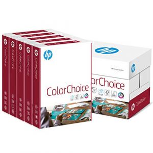 HP 160gsm White A4 Color Laser Copier Paper - (1 pacquet de 5 reams de 250 feuilles)