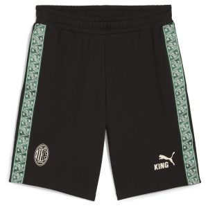 Image de Puma Pantalon de football ac. milan king sweat short homme noir/a