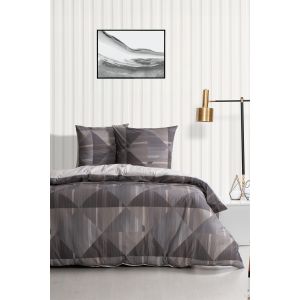 Housse de couette + taie oreiller 140x200 cm 100% coton imprim&eacute;