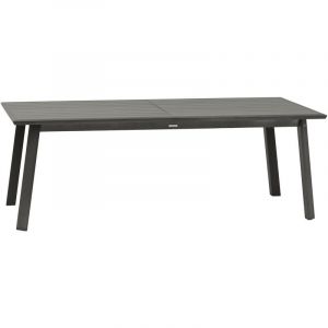 Image de Hesperide Table extensible alu 12p graphite Pavane - Noir graphite