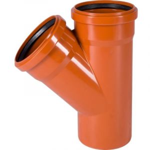 Osma KGEA Raccord en Y d&rsquo;&eacute;gout DN 160/125, 45&deg; 222310