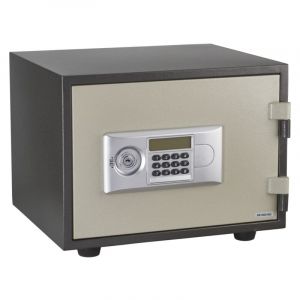 THIRARD Coffre fort ignifug&eacute; &agrave; poser Vauban, fermeture &eacute;lectronique &agrave; code, 2 p&ecirc;nes, 12L