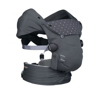 BeSafe Porte-bébé ventral Newborn Haven Anthracite Forest