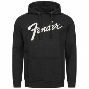 Image de FENDER Script Sweat à capuche Hommes Sweat à capuche POMHS251BLK