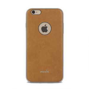 Moshi Coque iGlaze Napa pour iPhone 6 Plus/6s Plus - Beige - V&eacute;ritable &eacute;crin pour votre iPhone, iGlaze Napa repose sur des mat&eacute;riaux distingu&eacute;s pour accentuer le design