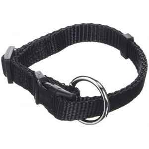 Kerbl Collier nylon pour Chien Miami - Collier Chien Solide - Couleurs: Noir - Combinaison Largeur et Taille: Largeur - 25 mm, Taille - 45 - 65 cm