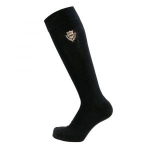 Pfiff 100322 Chaussettes d'&eacute;quitation &agrave; Carreaux Unisexe, Mixte, 100322-60-34, Noir, 34-36