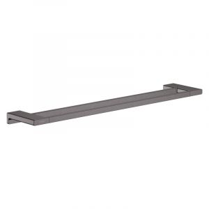 Hansgrohe Porte-serviettes double rail 648 mm noir chromé brossé AddStoris