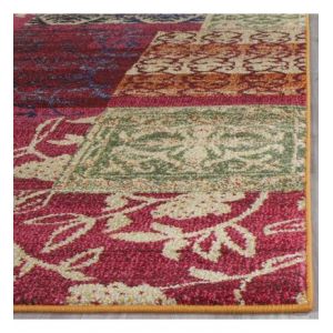 Tapis de salon interieur en multicolore, 201 x 279 cm