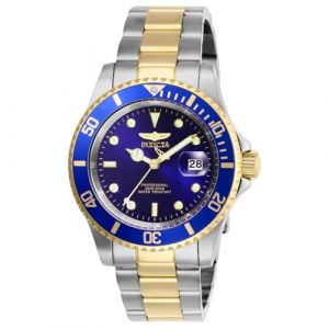 Invicta Pro Diver - Montre Homme Quartz en Acier Inoxydable - 40 mm, Bicolore / Bleu
