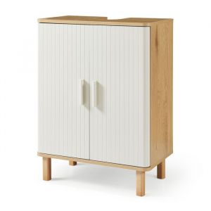 Meuble sous-vasque Ferrersp 80 x 60 x 35 cm [en.casa]