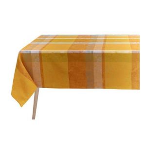 Le Jacquard Français Nappe enduite Marie Galante Ananas 100% coton