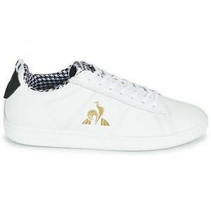 Le Coq Sportif Baskets basses COURTCLASSIC W PIED DE POULE Blanc - Taille 36,37,38,39,40,41
