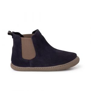 Pisamonas Boots enfant Bottes Barefoot Cuir Suédé Style Chelsea