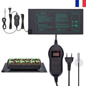 INKBIRD Tapis Chauffant pour Semis Germination des Graines de Plantes Fournitures tapis chauffant de semis + contr&ocirc;leur