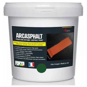 Image de Arcane industries Peinture Bitume, Goudron, Enrobé - ARCASPHALT - Vert tennis - 15 Kg jusqu a 30m2 pour 2 couches