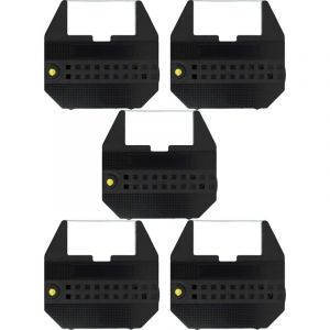 Vhbw 5x Ruban encreur d'écriture compatible avec TA Junior Electronic machine à écrire - noir