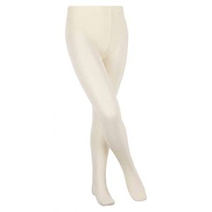 Falke Romantic Dot, Collants Mixte enfant, Transparent Fin, Blanc (Off-White 2059), 152-164 (1 Paire)