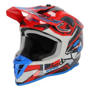 Acerbis Casque cross Linear 22.06 rouge/bleu- 2XL