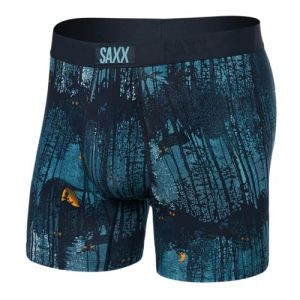 Saxx Underwear Vibe Boxer Brief - Boxer homme Forest Walk / Dark Ink L - Entrejambe 5"