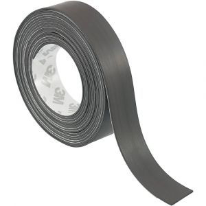 Image de Tru Components Ruban adhésif magnétique S513-1050 1563953 noir (L x l) 10 m x 50 mm 1 rouleau(x)