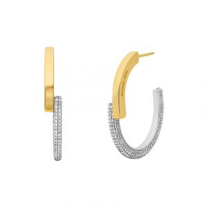 Michael Kors Creolen 925er Silber Ohrringe 1 ct Damen (228.99 &euro; / 1 ct)