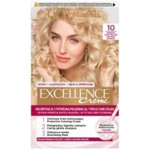 Image de L'Or&eacute;al Paris Excellence Creme Haarfarbe Farbton 10 1 St.