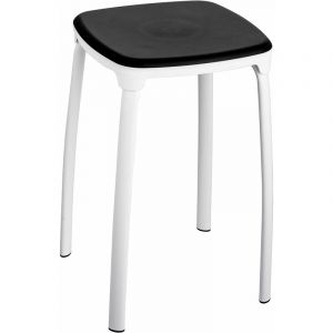 King Home S1407209/à Tabouret, Noir en Polypropylène