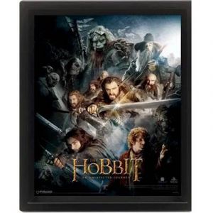 Pyramid Posters Cadre 3D lenticulaire Hobbit Dark Montage