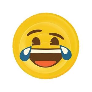 Emoji Matelas gonflable 140 cm lol - piscine et mer - adulte 90 kg max
