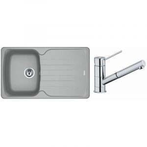 Image de Franke PACK Ant&eacute;a Fragranit AZG611-86 + Mitigeur Sirius - Coloris : Stone - Stone