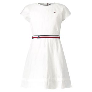 Image de Tommy Hilfiger Robe fluide Blanc - Taille 4 Ans