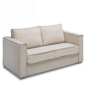 Image de Italian Spirit Canapé convertible EXPRESS IBIZA couchage 120 cm matelas 16 cm coloris beige