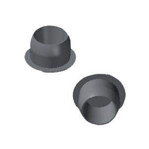 Hanger Bouchon de diamètre 12mm gris tête affleurante boîte de 1000 - DB12 AF G