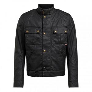 Belstaff Blouson textile Brooklands Wax 2.0 noir- 2XL