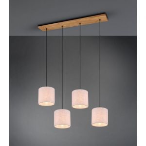 Trio Lighting - Suspensions Elmau Nickel Antique 4x60W E27