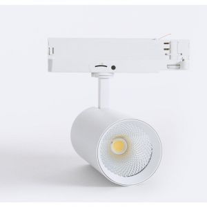 Spot Led Carlo 40w Pour Rail Triphasé No Flicker Blanc 2700k2700k - Neuf