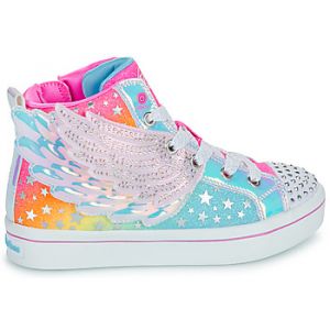 Skechers Baskets basses enfant TWI-LITES 2.0 Rose - Taille 27,28,29,30,31,32,33,34,35