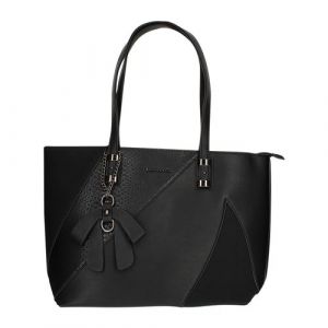 Sac cabas avec imprim&eacute; serpent et su&eacute;dine Gallantry Noir