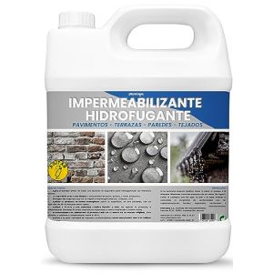 PLANTAWA Imperméabilisant Transparent Liquide 5L | Hydrofuge Toiture, Façade et Pierre Naturelle | Protection Invisible et Résistante à l'Eau pour Terrasses et Béton, Séchage Rapide
