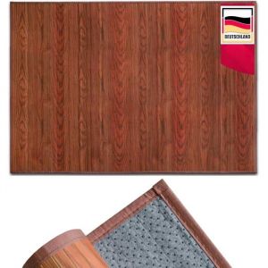Casa Pura - Tapis en bambou Magenta Marron 50 x 80 cm