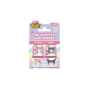Funko Figurine Pop Hello Kitty - pack 2 Bitty figurines My Melody&Kuromi 2 cm - Figurines Pop - FK88929