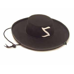 Chapeau bandit masqu&eacute; Zorro
