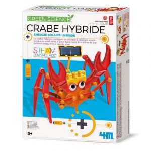4M - Kidz Labs KidzLabs&nbsp;GREEN&nbsp;SCIENCE/Solaire Hybride:&nbsp;CRABE