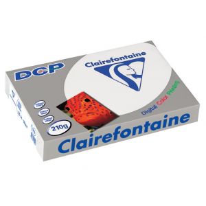 Image de Clairefontaine 1855 - Ramette de 125 feuilles DCP A4 coloris blanc 210 g