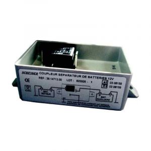 Coupleur s&eacute;parateur pour 2 batteries 12V pour caravane et camping-car