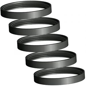 Monmobilierdesign Lot de 5 Joints en silicone &Oslash; 130 mm pour po&ecirc;le haute temp&eacute;rature